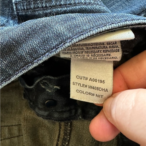 Hudson Button Fly Mid Rise Dark Wash Straight Leg Denim Jeans - Picture 7 of 12